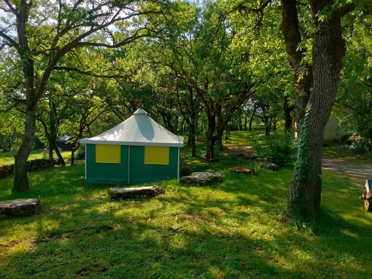 Camping Le Bel Air Mobil Home Le Cornouiller 4 Personnes Limogne-en-Quercy Eksteriør billede